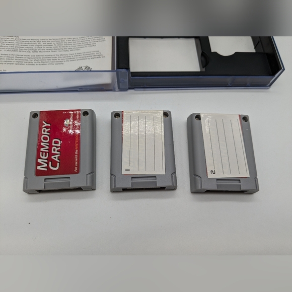 Lot Of 3 Nintendo 64 Memory Card Controller Pack by Performance N64 - Picture 9 of 14